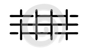 Grid Pattern Mesh Design Vector. Abstract Tech Background Element, vector design Generative AI