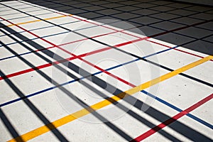 Grid pattern with shadow