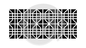 Grid Pattern Squares Rectangles, Abstract Geometric Background Texture, vector design Generative AI