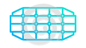 Grid Pattern Texture, Background and Design Element, vector design Generative AI