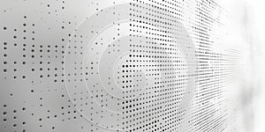 Grid pattern texture creates visual depth with subtle variations on a white background
