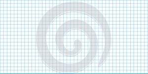 Grid square graph line full page on white paper background, paper grid square graph line texture of note book blank, blue grid