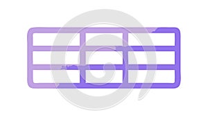 Grid Table Design, Data Organization and Layout Structure, vector design Generative AI