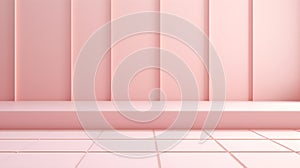 Grid Texture in Blush Colors. Futuristic Background