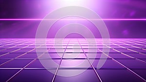 Grid Texture in Purple Colors. Futuristic Background