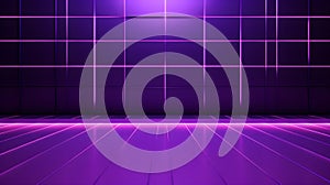 Grid Texture in Purple Colors. Futuristic Background