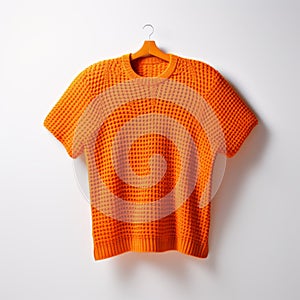 Grid Work: A 1990s Inspired Knitted T-shirt By Firmin Baes photo