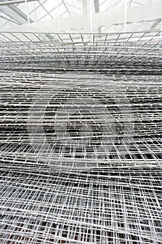 Gridding construction materials