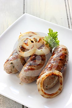 Griddled pork and sage sausages