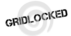 Gridlocked rubber stamp photo