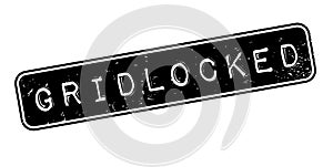 Gridlocked rubber stamp photo