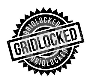 Gridlocked rubber stamp photo