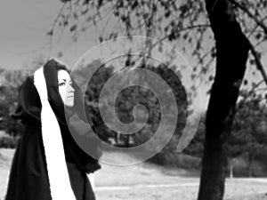 Grieving widow photo
