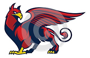 Griffin creature mascot photo