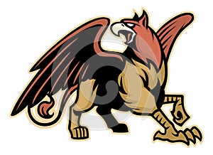 Griffin mythology creature mascot photo