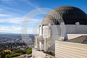 Griffith Observatory and city skyline - Los Angeles, California, USA photo