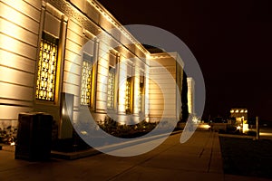 Griffith Observatory at night