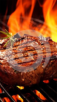 grill beef steak closeup angle photograpy