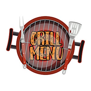 Grill Menu Card Design template