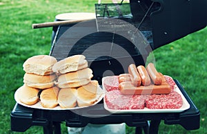 Grill out food for cook out