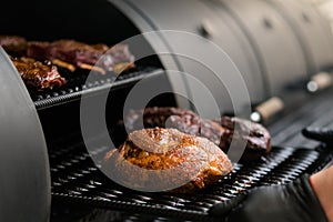 Grill restaurant kitchen chef meat bbq smoker