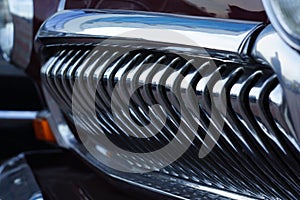 Grille of the old car. image for blog