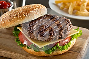 Grilled Angus Burger photo