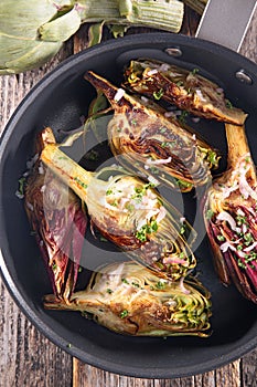 Grilled artichocke