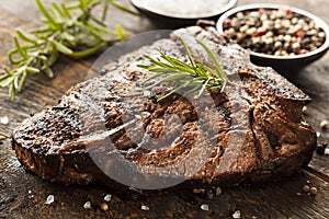 Grilled BBQ T-Bone Steak