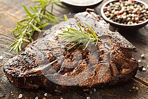 Grilled BBQ T-Bone Steak