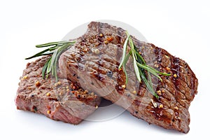 Grilled beef steak