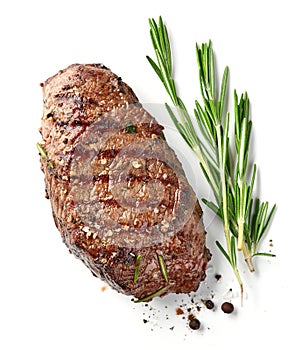 Grilled beef steak