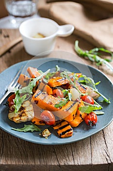 Grilled Butternut squash salad