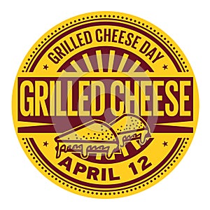 Grilled Cheese Day stamp