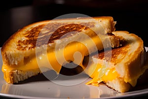 Grilled Cheese Sandwich (Cheese Toastie) - United States (Generative AI) photo