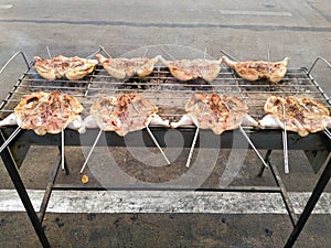 Grilled chicken,barbeque chicken,BBQ chicken