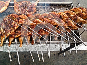 Grilled chicken,barbeque chicken,BBQ chicken