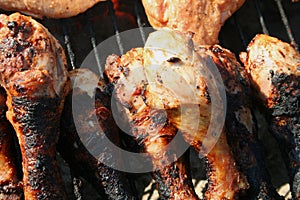 Grilled chicken legs