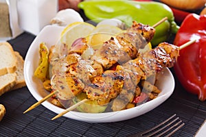 Grilled chicken meat