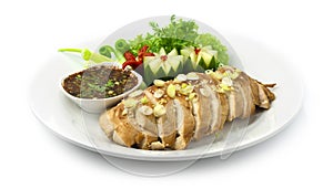 Grilled Chicken with Spicy Sauce Northeast style Thai Food Fusion Healthy  Cleanfood and Dietfood