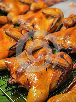 Grilled chicken, Thai local street food