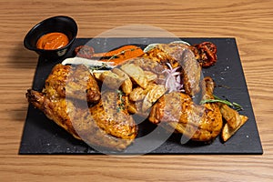 Grilled chicken photo