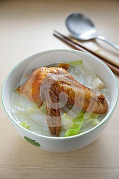 Grilled chicken wing Noodle