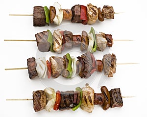 Grilled delicious kebabs