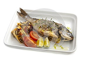 Grilled dorade