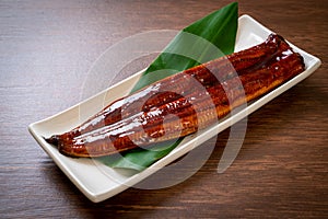 grilled eel or grilled unagi with sauce