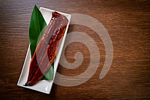 grilled eel or grilled unagi with sauce