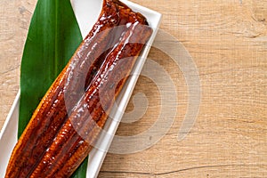 grilled eel or grilled unagi with sauce