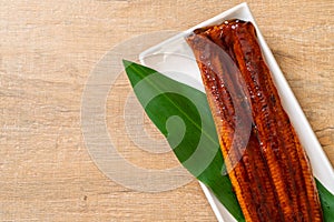 grilled eel or grilled unagi with sauce