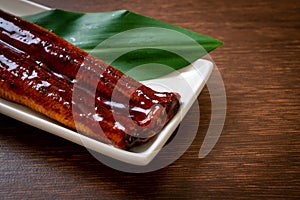 Grilled eel or grilled unagi with sauce